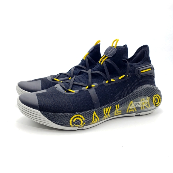 Mens UNDER ARMOUR CURRY 6 UA THANK YOU OAKLAND PE SIZE 12 New without box - Picture 1 of 9